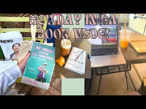 BOOK VLOG 📚 | HeyDay in LA, Bookstore Giveaways, & Club Meeting