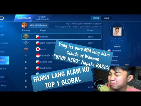 BASTOS TRINASHTALK ULIT SI COCO | TOP 1 GLOBAL FANNY | PRO VS CONTENT CREATOR