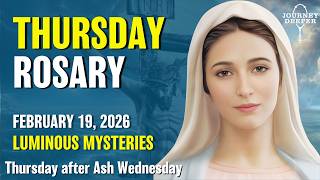 Thursday Rosary 🖤 Luminous Mysteries of the Rosary 🖤 February 19, 2026 VIRTUAL ROSARY