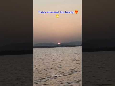 Today witnessed this beauty ❤️‍🔥Follow @Techtaleswithme   #techtaleswithme #naturelovers #sunset