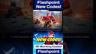 New Flashpoint Codes - New Codes For Flashpoint Roblox 2026