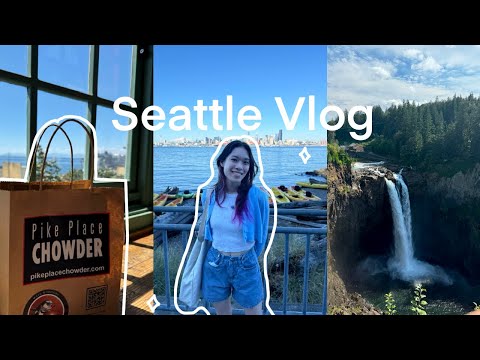 SEATTLE VLOG 🌊 | what to do in Seattle/Bellevue | pike place 🐟 | simple hikes 🌲