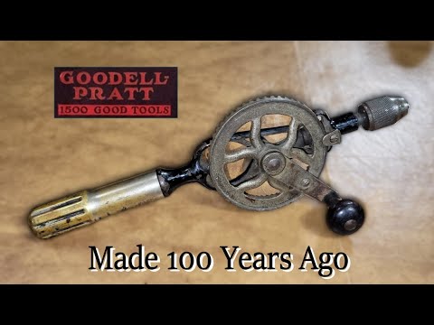 100 Year Old Hand Drill Beautifully Restored