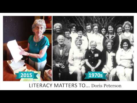 Literacy Matters To... Doris Peterson