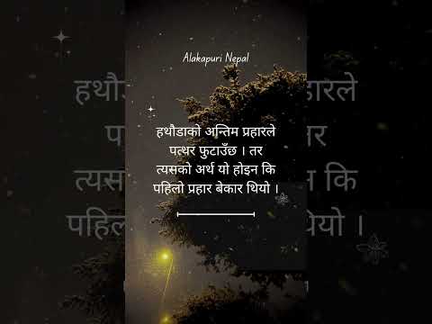 निरन्तर प्रयास लक्ष्य तर्फ  #nepalishorts #motivation