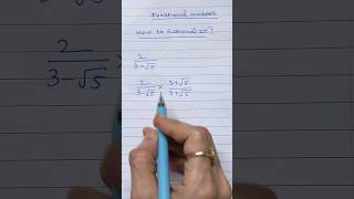 How to rationalize the denominator? class 9 #rationalisation #class9maths #shorts #algebra #maths