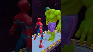 Spider-Man vs Hulk Run Challenge. Boss Level 999 Is Too Strong. Can You Help Spider-Man?