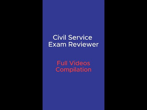 Civil Service Exam Reviewer 2024 - Full Videos Compilation #civilservice  #Civilservicereviewer