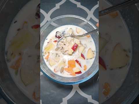 Milk oats recipe for weight loss ll easy and quick recipe ll oats recipe #weightlossrecipe