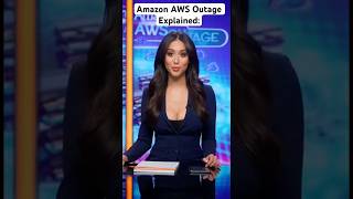 Amazon AWS Outage in a Nutshell #AmazonAWS #AWSOutage #InternetDown #TechNews #youtubeshorts