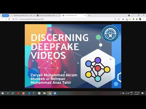 Discerning Deepfake Videos - Demo