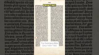 The Obscure Origins of the European Printing Press #rarebooks #bookhistory #gutenberg #oldbooks