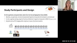 Remote, unsupervised digital testing to capture cognitive change in preclinical Alzheimer’s disease