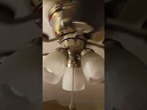 If you ceiling fan does this your capacitor is bad