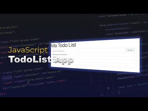 Tutoriel JavaScript : Coder une To-Do List de A à Z
