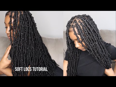 How to Wrap Soft Faux Locs over my Natural Locs