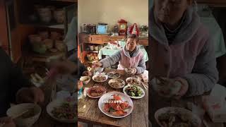 My cousin is amazing today. Share rural food. My rural life. Mother's Countryside Food #107