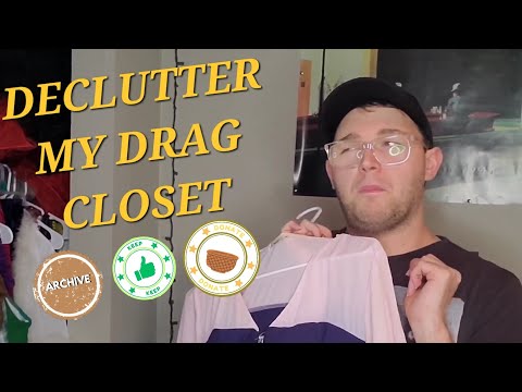 Declutter my Drag Closet with me!