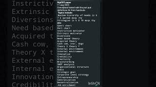 mgt503 finalterm paper review 2025 #exampreparation #tutorial #previoupapers #examrevision