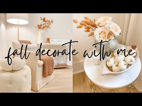 FALL DECORATE WITH ME 🍂 DECORATING FOR FALL