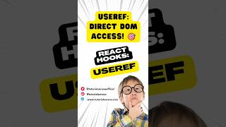 useRef Hook in ReactJS🔍 DOM Access Magic ✨#reactjs #shorts