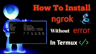 How To Install Ngrok Server without💯error In Termux || How To Install TCP server || The easiest way