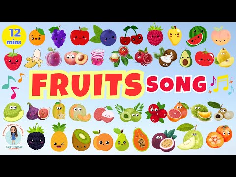 FRUITS NAME in English for Kids & Toddlers | Fruits Song | Learning Videos for Kids | Preschool Song