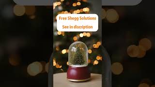 Free Chegg Solutions #chegg #freesolutions #christmas
