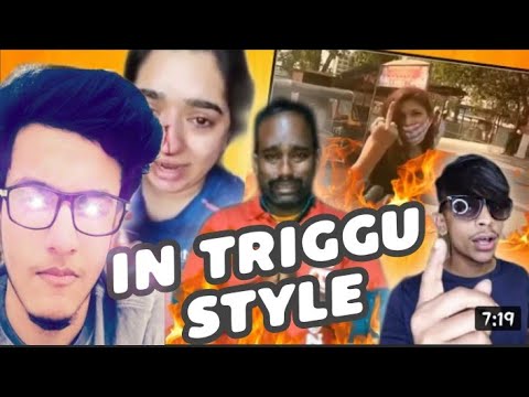 Zomato Delivery Boy Attack | Girl Show Middle Finger Video In @Triggered Insaan Style