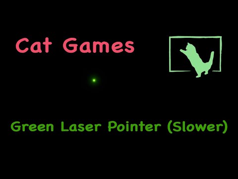Cat Games - Green Laser Slower version for shy cats