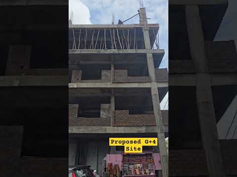 Proposed G+4 Site #construction #sitevisit