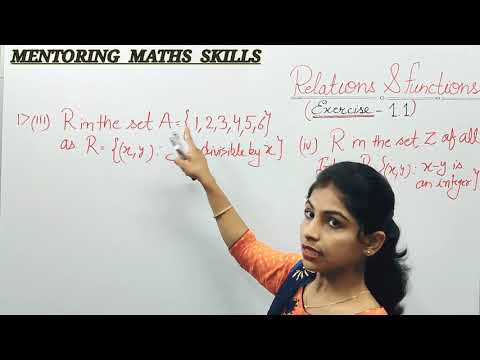Exercise 1.1 Relation & Function|Class12th||Chapter 1st|Ncert Mathematics