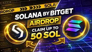 Crypto Airdrop BITGET X SOLANA IS LIVE! How to Claim Free $SOL Tokens NOW! | Full Guide