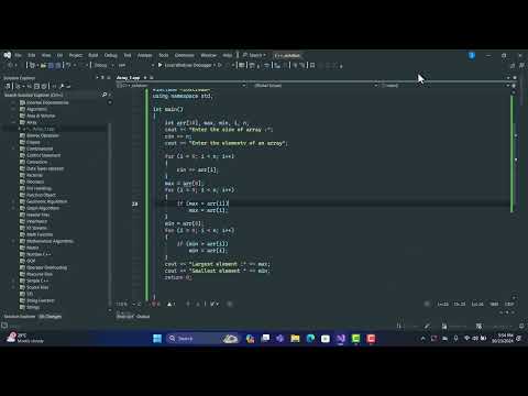 C++ Array Problem Solving With git  Push