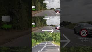 NO OVERTAKING - Double White lines #drivingtestroutes #learntodrive  #drivinglicense #drivingtest