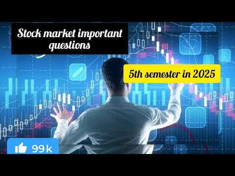 Degree 5 th semester exam preparation in 2025 ...stock market paper 📜 important questions #viralvide