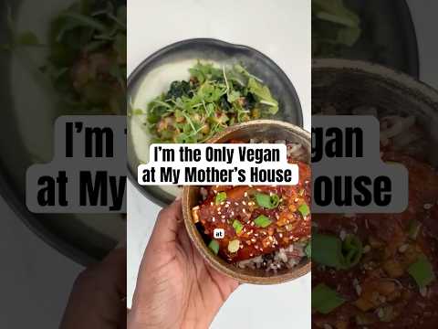 Vegan daughter 🤝🏾 vegetarian mother #vegan #theonlyvegan