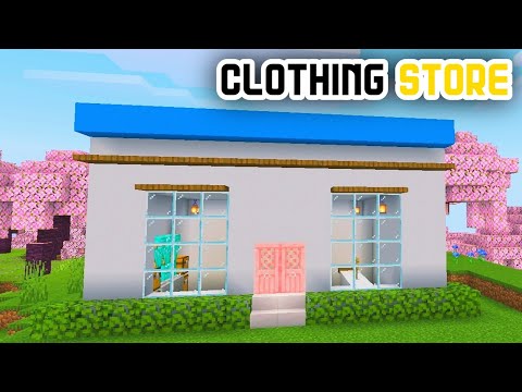 How to make a clothing store in Minecraft Tutorial
