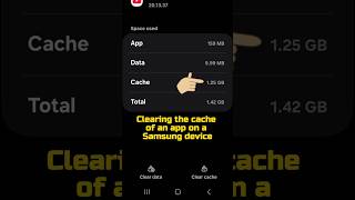 Clearing the cache of an app on #Samsung 📱 #shorts #ytshorts #youtubeshorts #shortsfeed #shortsvideo