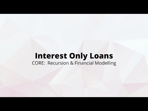 Interest Only Loans