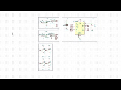 H-Bridge Arduino PCB Circuit Design - KiCad 5 - Part 1/2