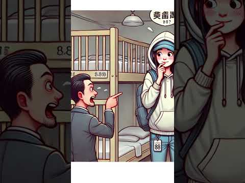 Chinese Woman Sneaks into Men's Dorm for Love—But Gets Caught!