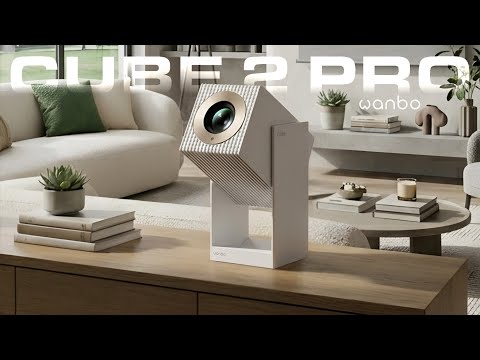 Wanbo Cube 2 Pro – Mini Projector with a Stylish 230° Rotating Design!