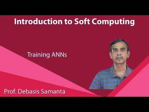 Lecture 36 : Training ANNs