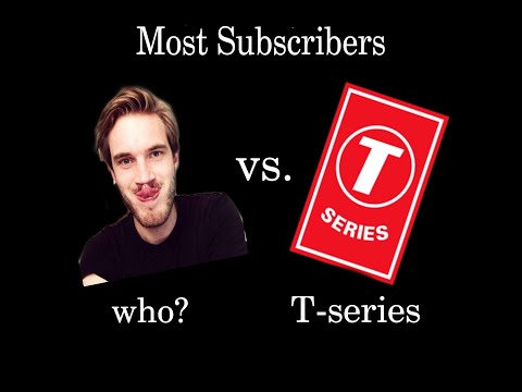 Most Subscribers ft. PewDiePie Vs T-series #pewdiepie #mostsubscribers #subscribe #like