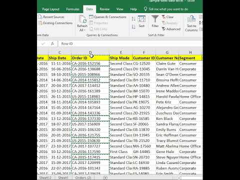 Unique IDs using Advance Filter