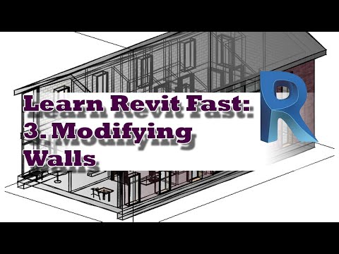 Learn Revit Fast Episode 3 Modifying Walls