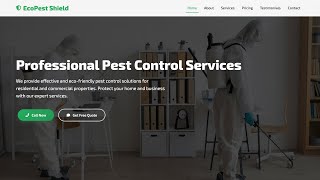 Build Your Pest Control Business Website Today | Premium HTML5 Bootstrap Template
