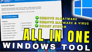 BEST All-in-One Windows Tool | Remove Bloatware, Malware & Boost PC