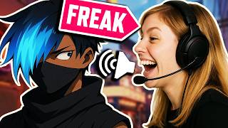 Freaky gamer girl gets Anime Voice Trolled in Marvel Rivals!